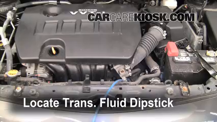 Transmission Fluid Level Check Toyota Corolla 2009 2013 